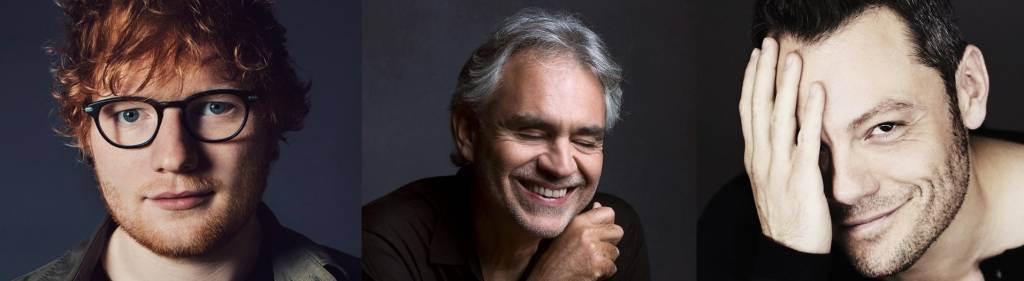 Andrea Bocelli é clicado bem à vontade, só de toalha, na Itália - Quem